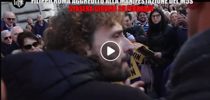filippo roma aggredito le iene