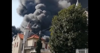 incendio gallarate fabbrica plastica