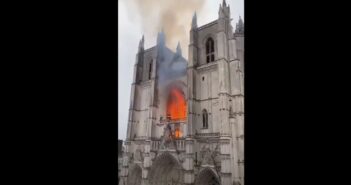 incendio cattedrale nantes