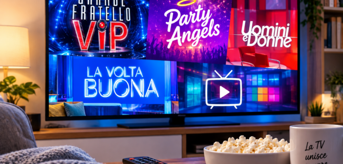 Programmi TV, cosa inizia questa settimana: dal Grande Fratello VIP a Party Angels, tutti i debutti