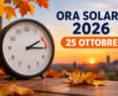 Cambio dell’ora 2026: quando torna l’ora solare e cosa cambia