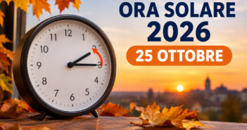 Cambio dell’ora 2026: quando torna l’ora solare e cosa cambia